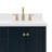 Cambridge 67'' Double Bathroom Vanity with White Quartz Top-90865113