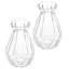 Clear Glass Table Vase