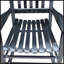 Chaise berçante en bois