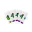 Serviettes de table en satin de coton et papillons-126138150