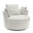 Upholstered Swivel Lounge Armchair With Pillow(Set of 2)-116445229