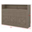 Murphy Bed With Desk,LED Light And USB Charging Station-2145619043