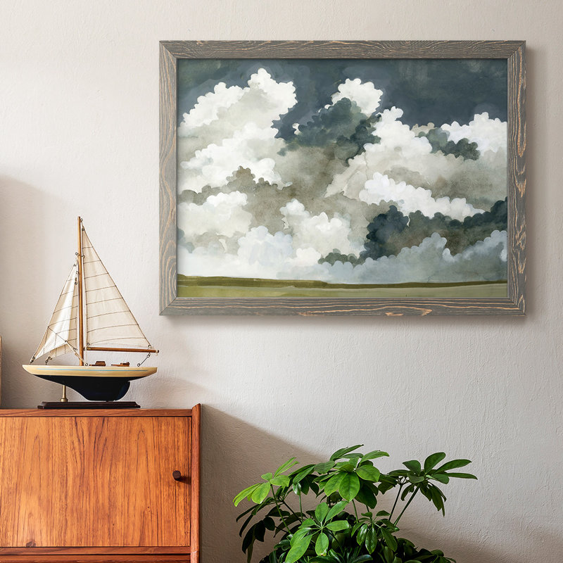 «Vast Neutral Sky III», reproduction d'art sur toile, Gris, H 22 po x l 32 po x P 1,5 po