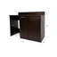 Cabinet de rafraîchissement de bureau avec mini-réfrigérateur et poubelle - Station de café commerciale entièrement assemblée - l 54 po x P 24 po x H 36 po-35203760