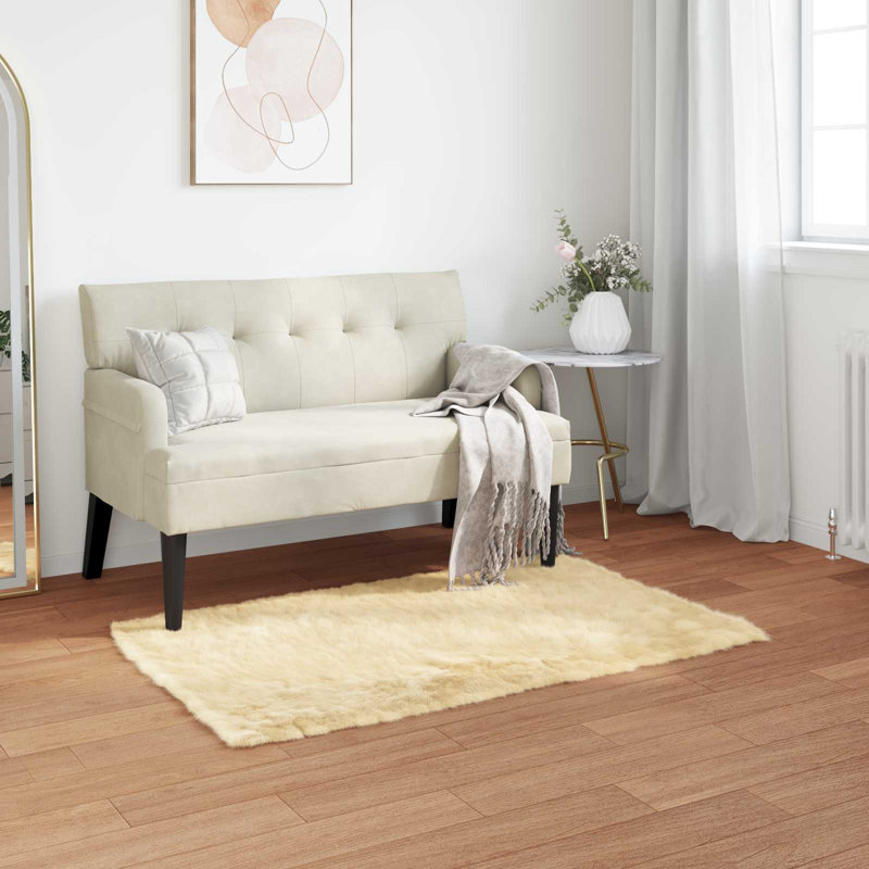 Solid Colour Standard Area Rug, Rectangle 60 x 110 cm