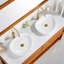 Lavabo vasque en céramique 20 po Modern-109363811