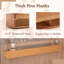 Tablette flottante murale 60 po en bois de pin massif 8 po de profondeur