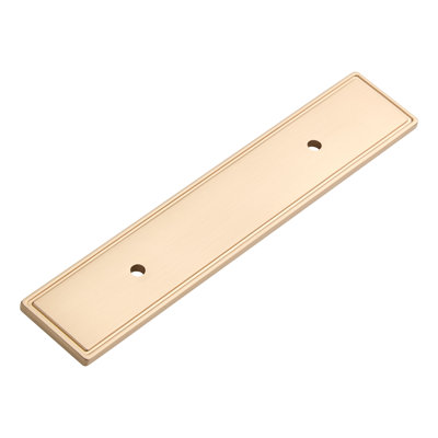 3" Contemporary Cabinet Pull Backplate