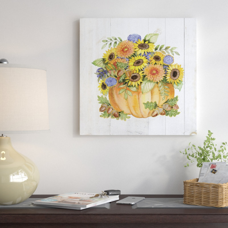 « automne days iii », reproduction d’art sur toile, H 12 po x l 12 po x P 0,75 po, Toile tendue, Pas de tapis