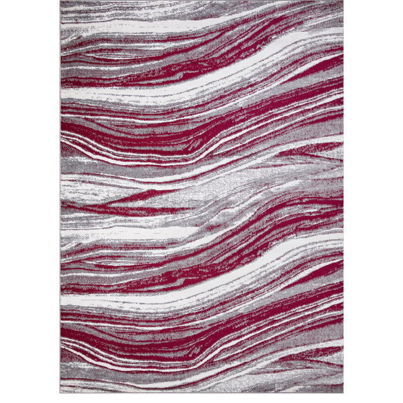 Pescadero Striped Indoor Rug, Rectangle 6'7" x 9'3"