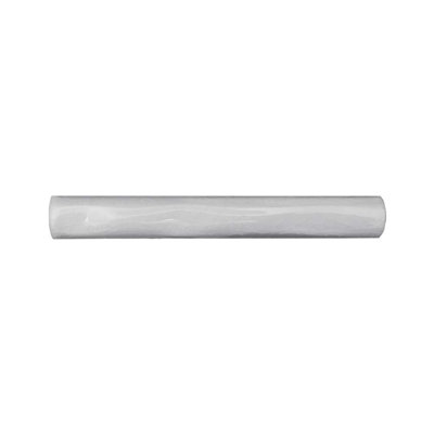 Frost Crackle 1" x 6" Blanco Glossy Ceramic Pencil Tile
