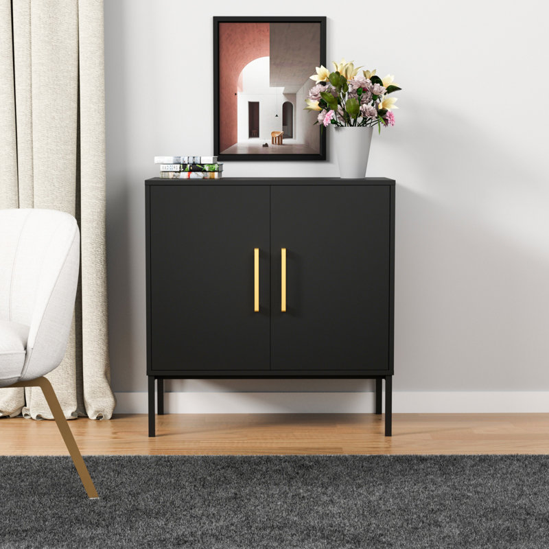 Myroslav Accent Cabinet, Black