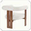 Chaise d'appoint moderne rembourrée pour la maison-654005637