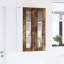 Vidaxl Kitchen Wall Cabinet Brown Oak 60 X 31 X 100 Cm Engineered Wood-121217940-121217934