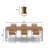 11.75"W Jiles Gold Metal Pendant Light