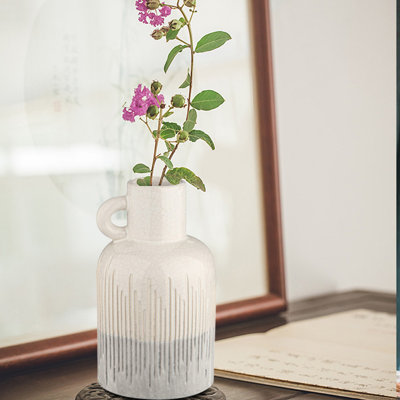 Vase de ferme en céramique, vase décoratif Boho