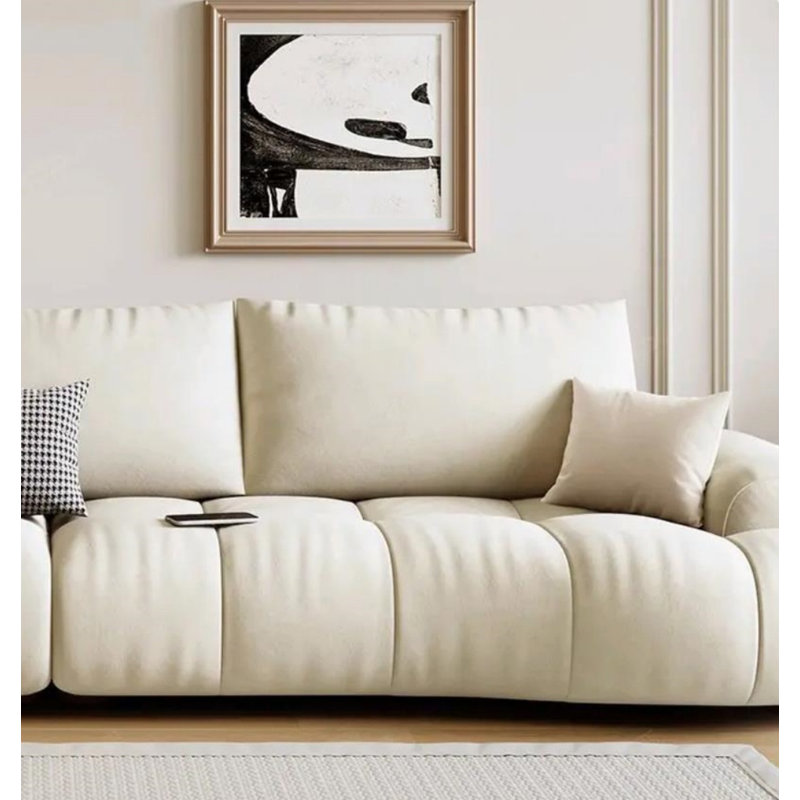 Canapé moderne simple, H 34,25 po x l 74,8 po x P 43,31 po