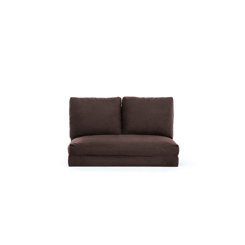 Clarington 72.8" Wide Convertible Sofa, Brown 100% Polyester