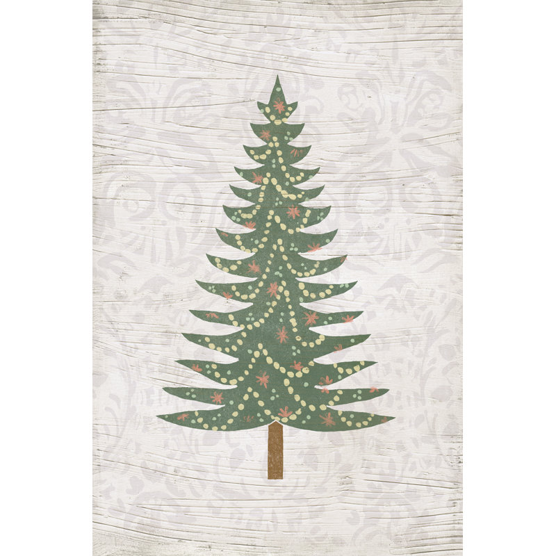 Tela Cut Paper Tree I by June Erica Vess - Wrapped Canvas Print, 46 cm H x 30 cm W