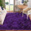 Plush Faux Sheepskin Grape Shag Area Rug-87376710