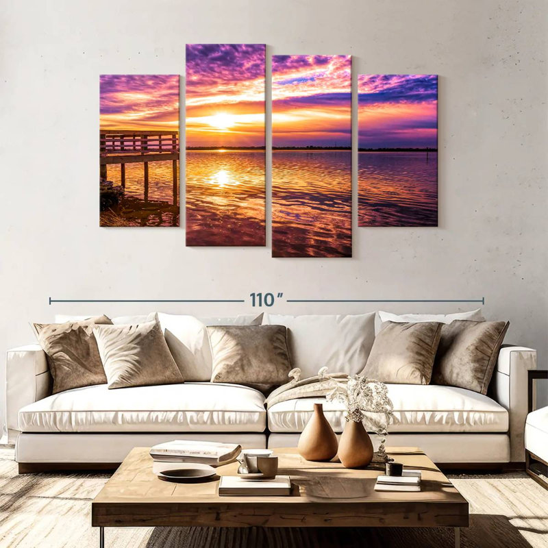 Carolina Gillard Sunset, H 54 po x l 84 po