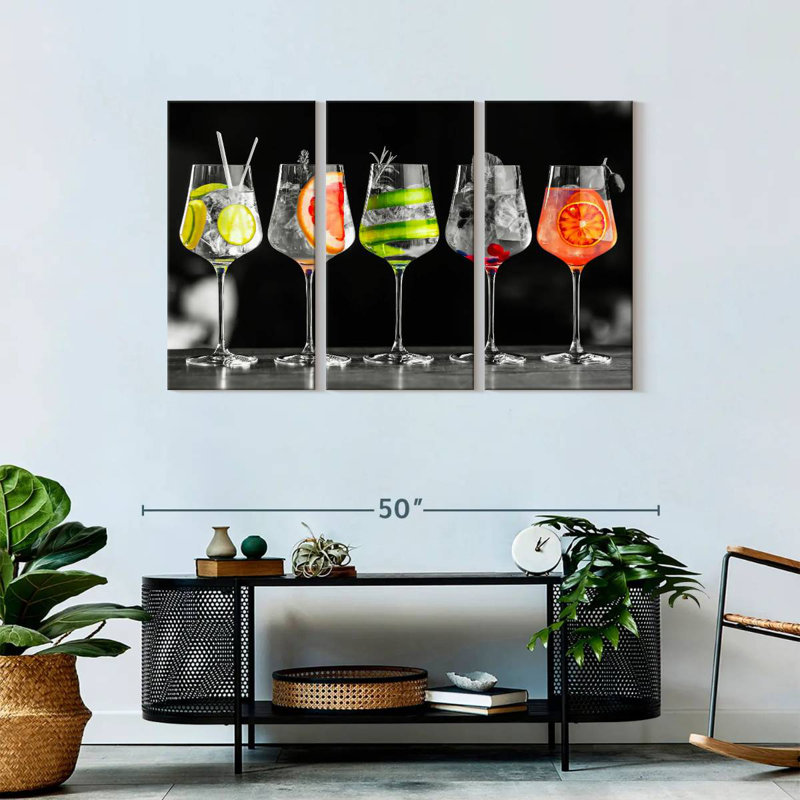  «Cocktails, H 28 po x l 45 po