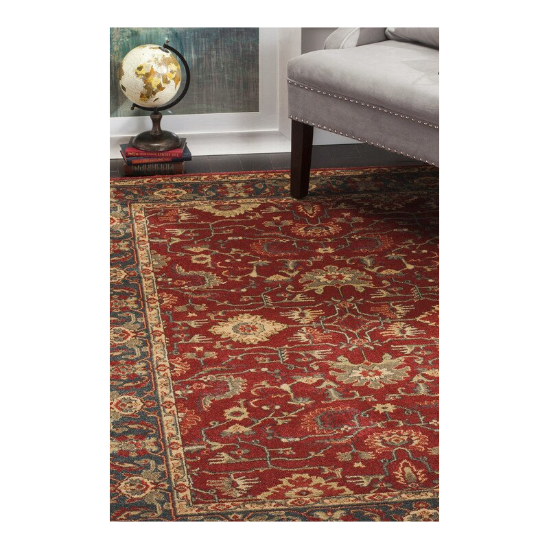 Bellflower Oriental Area Rug, Rectangle 122 x 170 cm