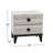 Nightstand With 2 Drawers Storage