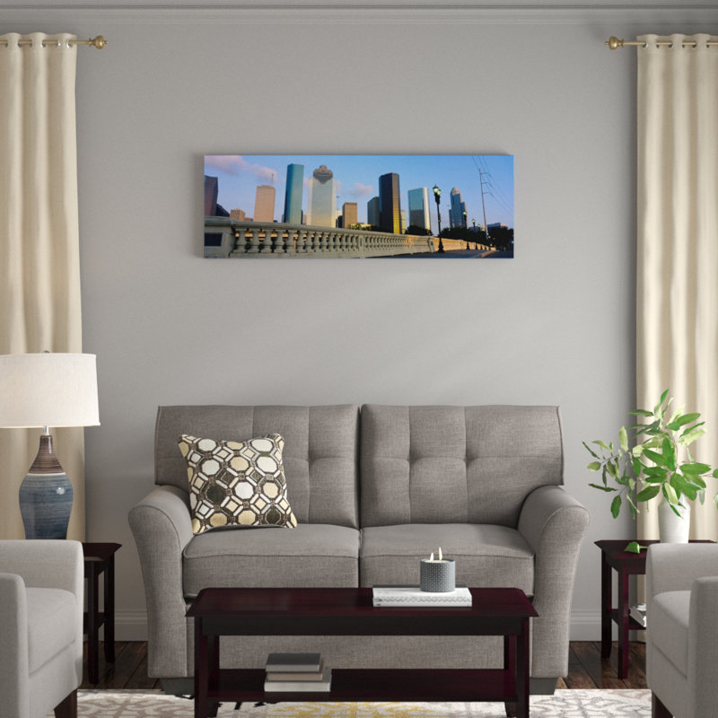 «Houston, Texas», reproduction de photo sur toile, H 16 po x l 48 po x P 1,5 po, Toile tendue