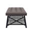 Table basse capitonnée en similicuir