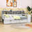Crompton Multifunctional Wooden Daybed With Shelves, Drawers, and Study Desk-1203171940-1203171939