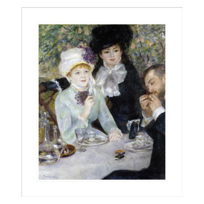 «After the lunch» par Pierre-Auguste Renoir, impression giclée encadrée