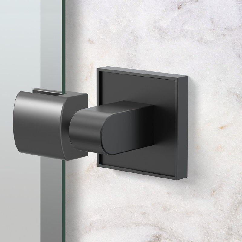 Miroir rectangulaire sans cadre Mode | Miroir de salle de bain mural | Miroir mural biseauté et pivotant , Noir mat