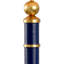 Lampe 34,5 po en cuir