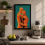 Figures in Embrace Modern 1 Piece Wrapped Canvas Wall Art-951352922-951352927