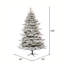 9' H Lighted Artificial Pine Christmas Tree