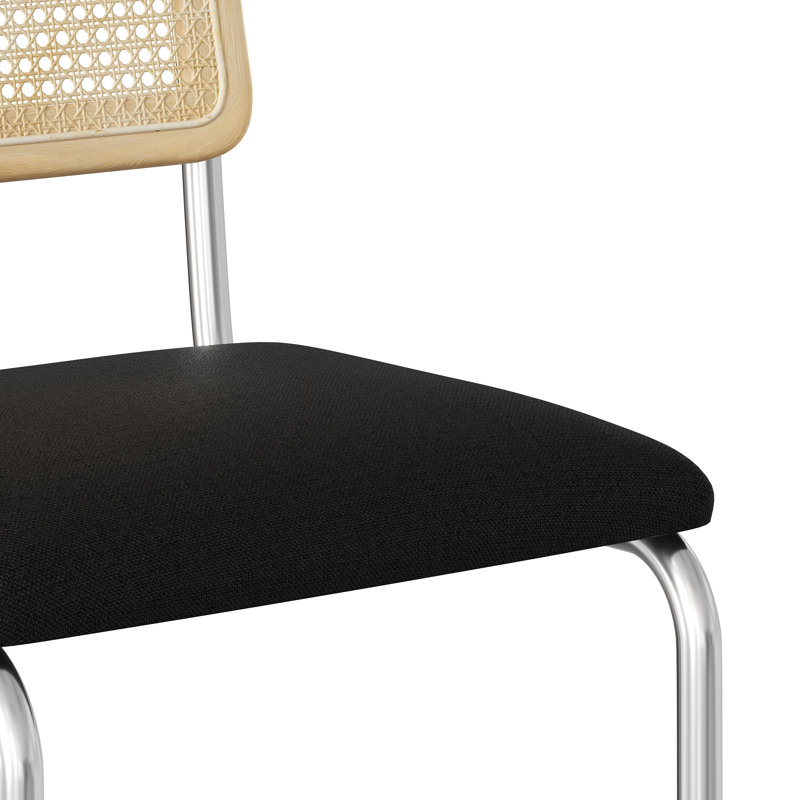 Tabouret de bar et de comptoir Walsh, Noir, Tabouret de comptoir (siège d’une hauteur de 24