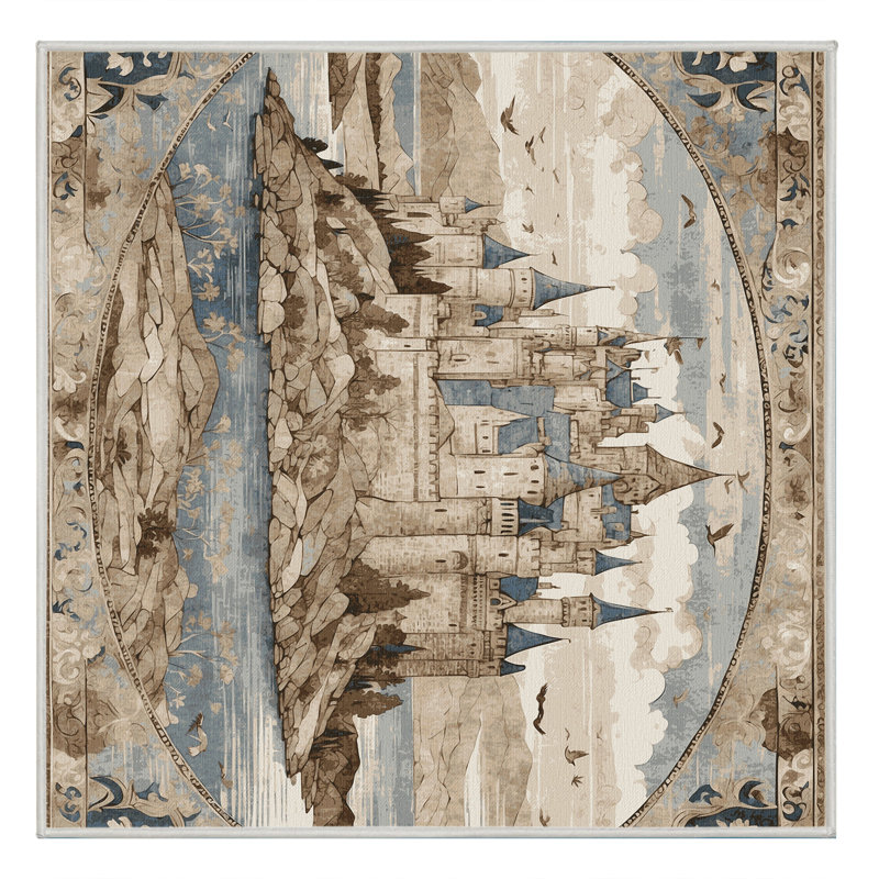 Legacy Gate Rug, Square 3'