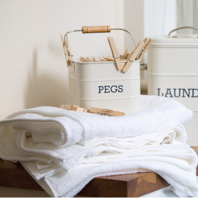 Living Nostalgia Metal Laundry Bin