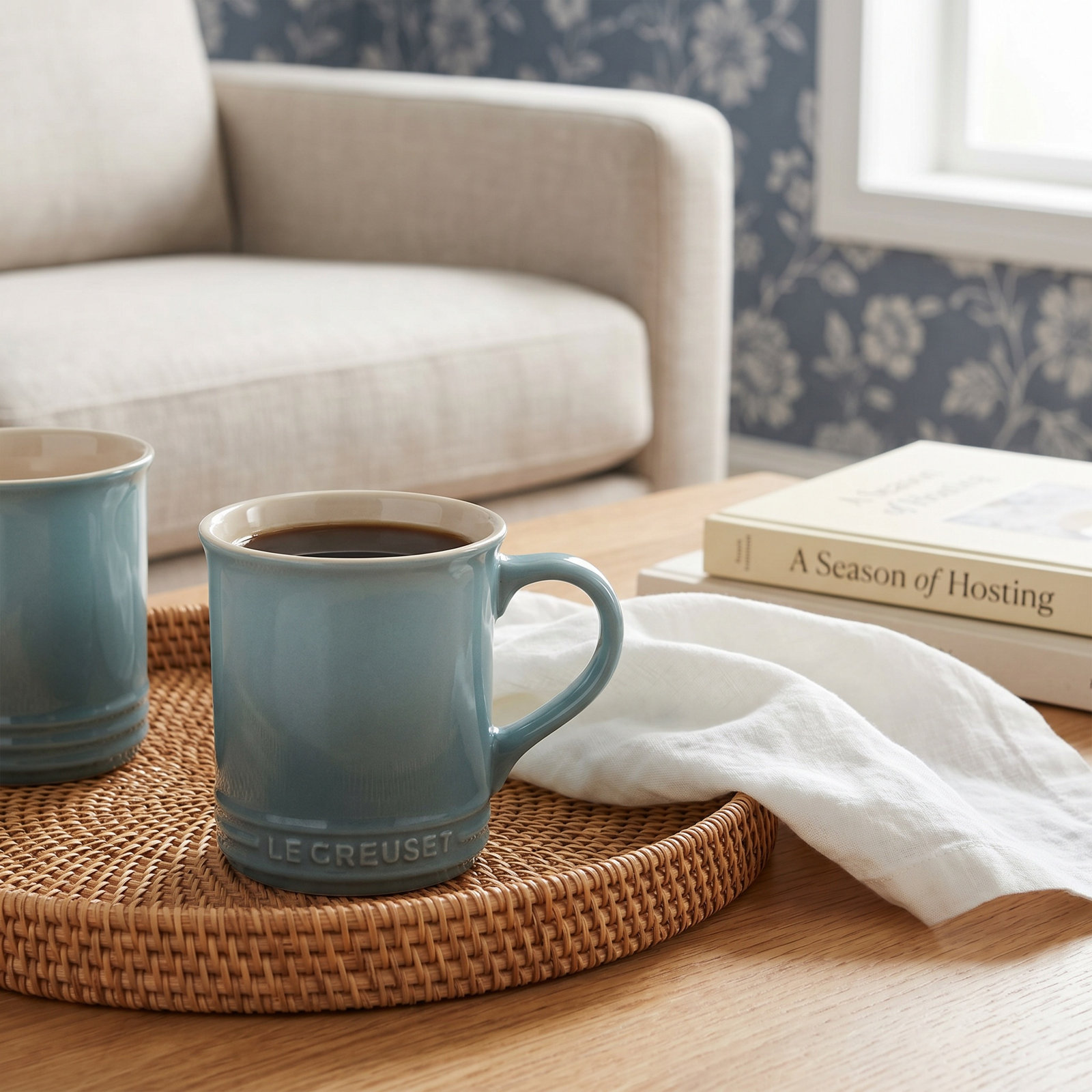Sea Salt Stoneware Mug, 4, Sea Salt