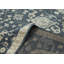 Tapis gris en laine noué à la main 8 pi 8 po x 12 pi 2 po Oushak