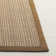 Nazım Natural Fiber Sisal With Latex Striped Rug