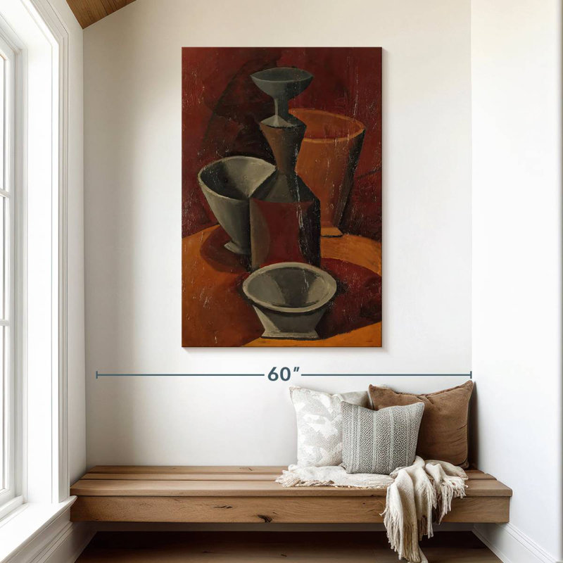 Avery Pitcher And Bowls, 48" H x 32" W