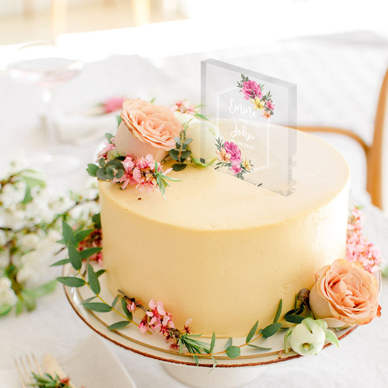 Acrylic Cake Topper