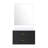 Castor 30 in W x 22 in D Single Bath Vanity and 28 in Mirror-104783384-112830908