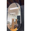 Armoire à pharmacie moderne et ovale compacte | Armoire de rasage à miroir durable pré-assemblée-960613479