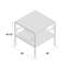 Genell Glass End Table