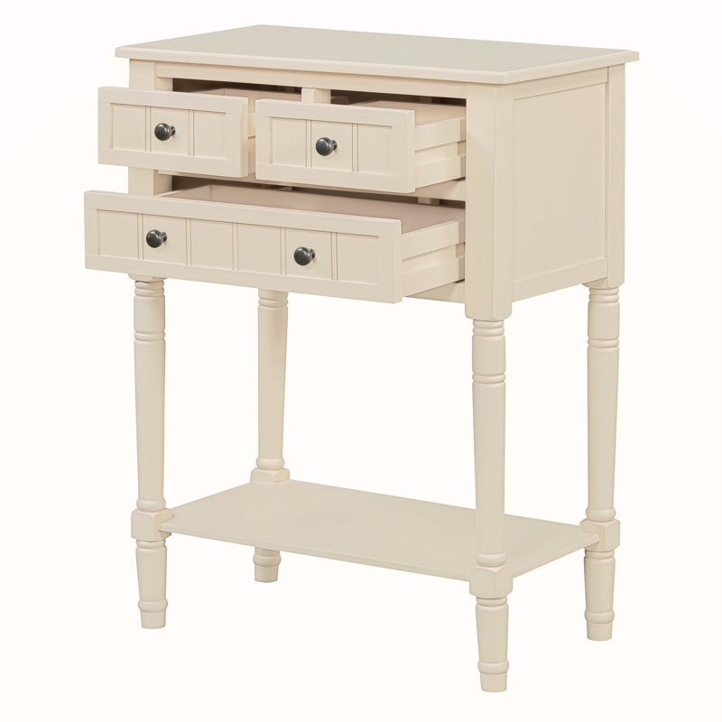 Console étroite, Beige