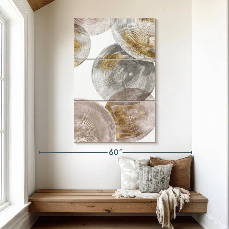 Avery Spiral Rings III, 50" H x 32" W