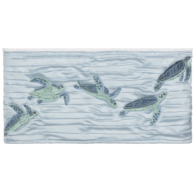 Serviette de bain en coton turc à ornements Mia, Blanc